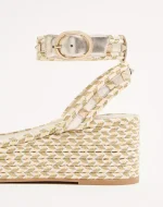 Valentino Rockstud Flatform Sandal In Laminated Nappa Leather 45Mm - Image 2